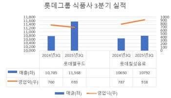 롯데 식품사, 반등 시작했네...연간 가이던스는 낮춰