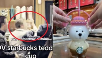 스타벅스 앞 새벽 줄서기·난투극…한정판 ‘이것’ 뭐기에