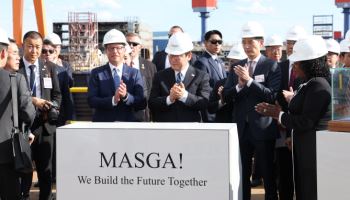 中 "한화오션 제재 1년 유예"…美 5개 자회사(상보)