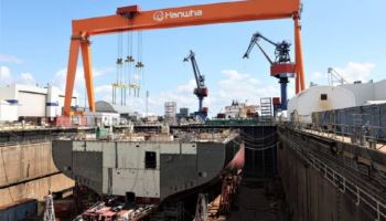 한화오션, 中 제재 유예 환영…"파트너 관계 발전 기대"