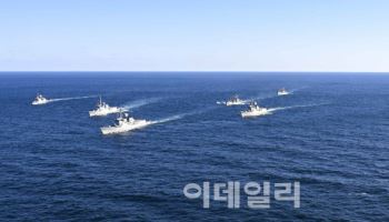 해군, 첫 함대급 기동훈련…해상기반 3축체계 핵심 전력 검증