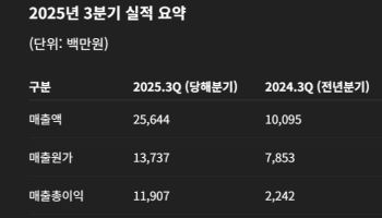 파두, 3분기 매출 256억원…전년비 2.5배↑