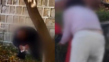 '경복궁 돌담 용변' 남성 찾았다...얼룩 묻은 흰바지 여성은?