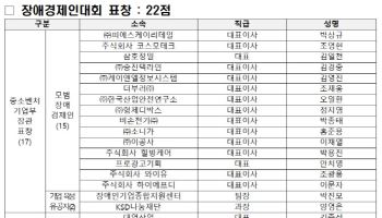 박상규 피에스케이리테일 대표, 모범 장애경제인 표창