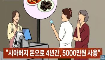 시아버지 카드 ‘5천만원’ 몰래 쓴 며느리의 항변…“나만?”