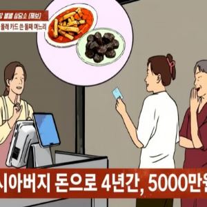 시아버지 카드 ‘5천만원’ 몰래 쓴 며느리의 항변…“나만?”