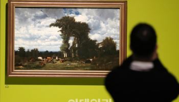 소 떼가 있는 리무쟁의 풍경-쥘 뒤프레