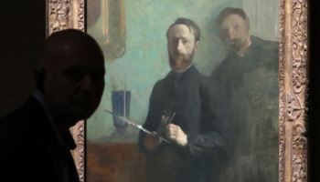 와로키와 함께 있는 자화상-에두아르 뷔야르