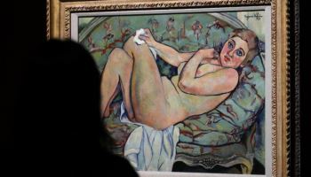 누워 있는 여성-쉬잔 발라동