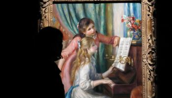 피아노를 치는 두 소녀-오귀스트 르누아르