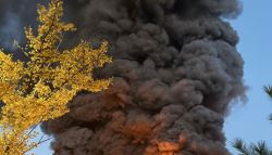 천안 이랜드 물류센터 화재, 9시간 30분 만에 큰불 잡아
