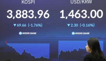 'AI 거품론'에 코스피 이틀째 급락…장중 3860선까지