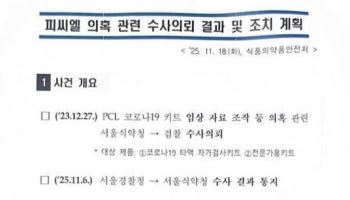 피씨엘, 尹 취임식 '코로나 타액진단키트' 임상 조작 혐의로 검찰 송치