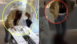 두리번거리더니 은팔찌 '슬쩍'…日 관광객, CCTV에 딱 걸렸다