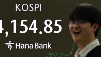 코스피, 장중 최고가 4154로 마감...반도체·2차전지株 강세에 1.34%↑[마감]