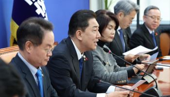 원내대책회의, '모두발언하는 김병기'