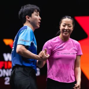 임종훈-신유빈, 세계 1위 中 꺾고 파이널스 한국인 첫 우승