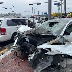 "순간 정신 잃어" 16명 사상한 테슬라 운전자, '약물 운전' 확인