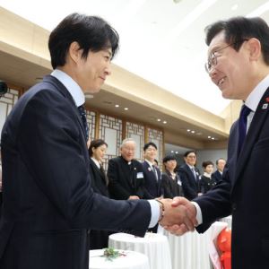 한 살 형…李 대통령 만난 최수종, 동안 외모 '깜짝'