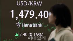 환율,1480원 재돌파…고환율발 물가 불안 지속