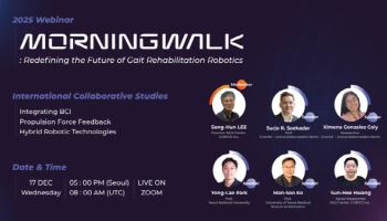 큐렉소, 보행재활로봇 ‘모닝워크’ 글로벌 웨비나 개최