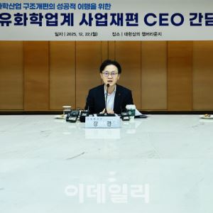 산업장관 “석유화학 최종 사업재편안, 내년 1분기 안에 가능”
