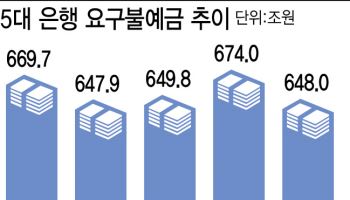 증시 호황에…5대 은행 대기자금 6일 만에 27.5조 '썰물'