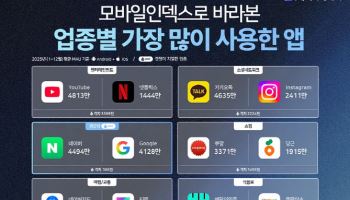 유튜브 1위·카카오톡 앞서…챗GPT는 1년 새 341% 급증