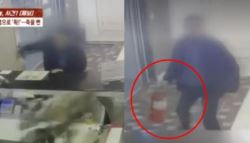 "나나 강도 사건과 흡사"…소화기 던진 만취객 "쌍방 폭행"