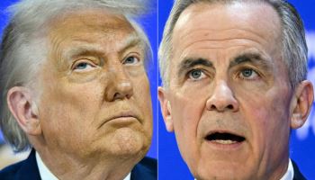 트럼프 “캐나다, 中과 무역 합의 강행시 100% 관세” 경고