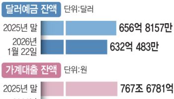 “달러예금 빠지고 가계대출도 줄었다”…증시 호황에 자금 이동 ‘본격화’