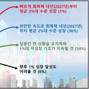 경제학자들 “우리 경제, 당분간 1%대 저성장 지속될 것"