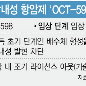 오스코텍 항내성 항암제, 조 단위 ‘빅 딜’ 기대되는 이유