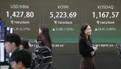 “반도체주 고점에 팔자?”…코스피·코스닥, 동반 ‘하락 전환'