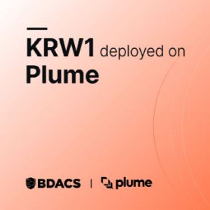 `글로벌 RWA 체인` 플룸, 비댁스 원화 스테이블코인 투자·결제수단 도입