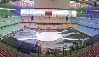 'Corea' 한국 선수단, 개회식 22번째 입장...차준환·박지우 기수