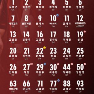 '첫 1부리그 도전' 부천, 선수단 배번 발표... '윤빛가람 8번'