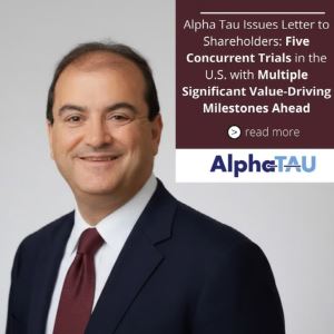 알파타우, 2026 주주서한 발표… "췌장암·뇌종양 임상 성과 가시화"