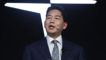 발표하는 함종성 폴스타코리아 대표