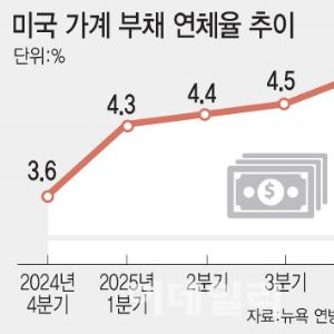 “年 1억원 벌어도 버겁다”…美, 중산층까지 연체율 ‘비상’