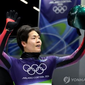 스켈레톤 정승기, 두 대회 연속 '톱10' 달성...김지수 16위