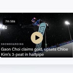 최가온 스노보드金, 美 NBC 선정 올림픽 10대 뉴스 선정