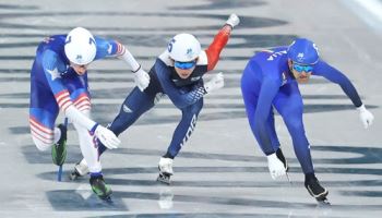 정재원, 남자 매스스타트 5위...3연속 올림픽 메달 무산