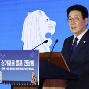 李 “싱가포르 동포, 양국 잇는 민간외교관…협력 가교 기대”