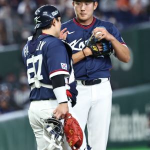 '팔꿈치 통증' 손주영, 염증 진단... 선수 교체 불가피