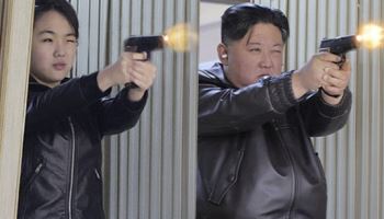 주애, 가죽점퍼 입고 또 총 쐈다…군 간부들과 사격(종합)