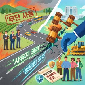 “돈 한 푼 못 받아” 사유지 도로로 무단사용한 지자체[판례방]