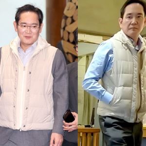 "회장님 애착 조끼?"...이재용 '560만원 출장룩', 어디서 봤나 했더니