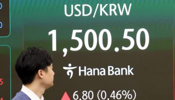 원·달러 환율, 1501원까지 올라서야…환율안정3법, 조세소위 통과[1보]