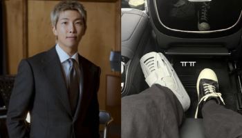 방탄소년단 RM, 왼쪽 발목 깁스 사진 공개…“컴백 무대는 가창만” [IS하이컷]